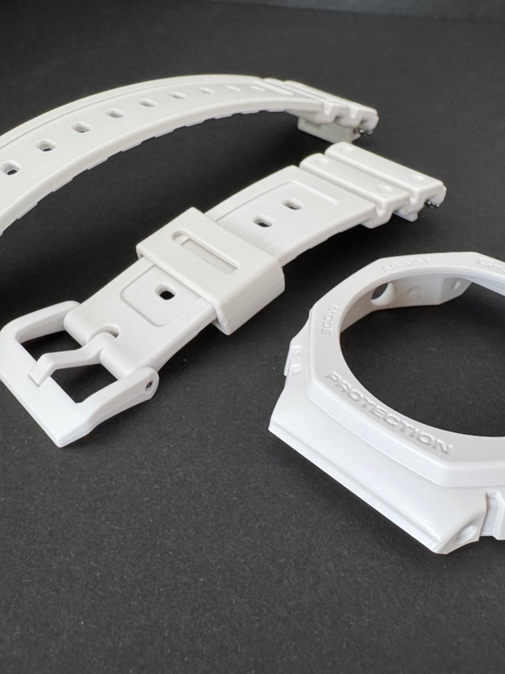 Genuine Casio G-Shock Band Strap & Bezel Set GA-2100 & GA-B2100 White Rubber